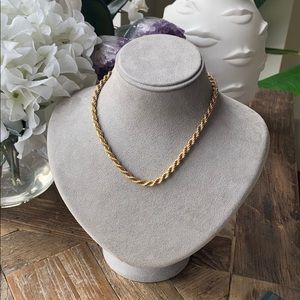 Monet Jewelry Womens Goldtone Twist Chain Necklace